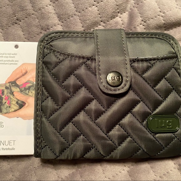 lug Bags Lug Minuet Olive Green Wallet Mini Minimalist Wallet Army